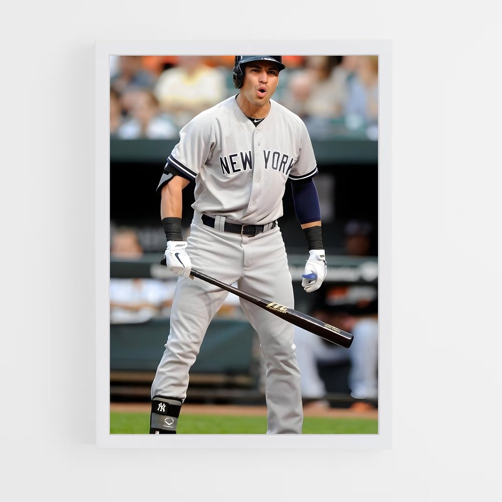 Poster Jacoby ellsbury batte – affiche Baseball (vue 3)